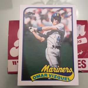 Omar Vizquel 1989 Topps Card